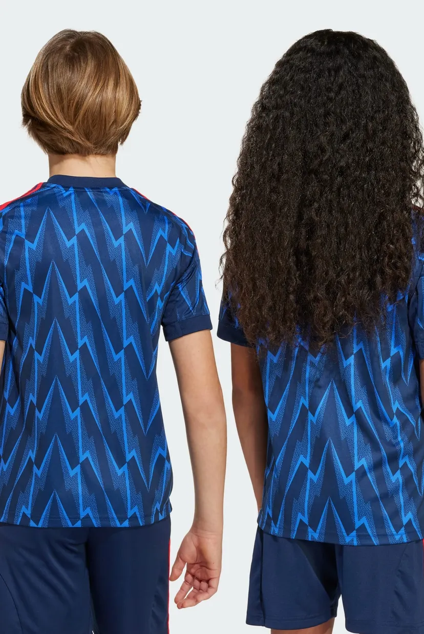 Дитяча синя футболка з візерунком Arsenal 25/26 Away Kids 4