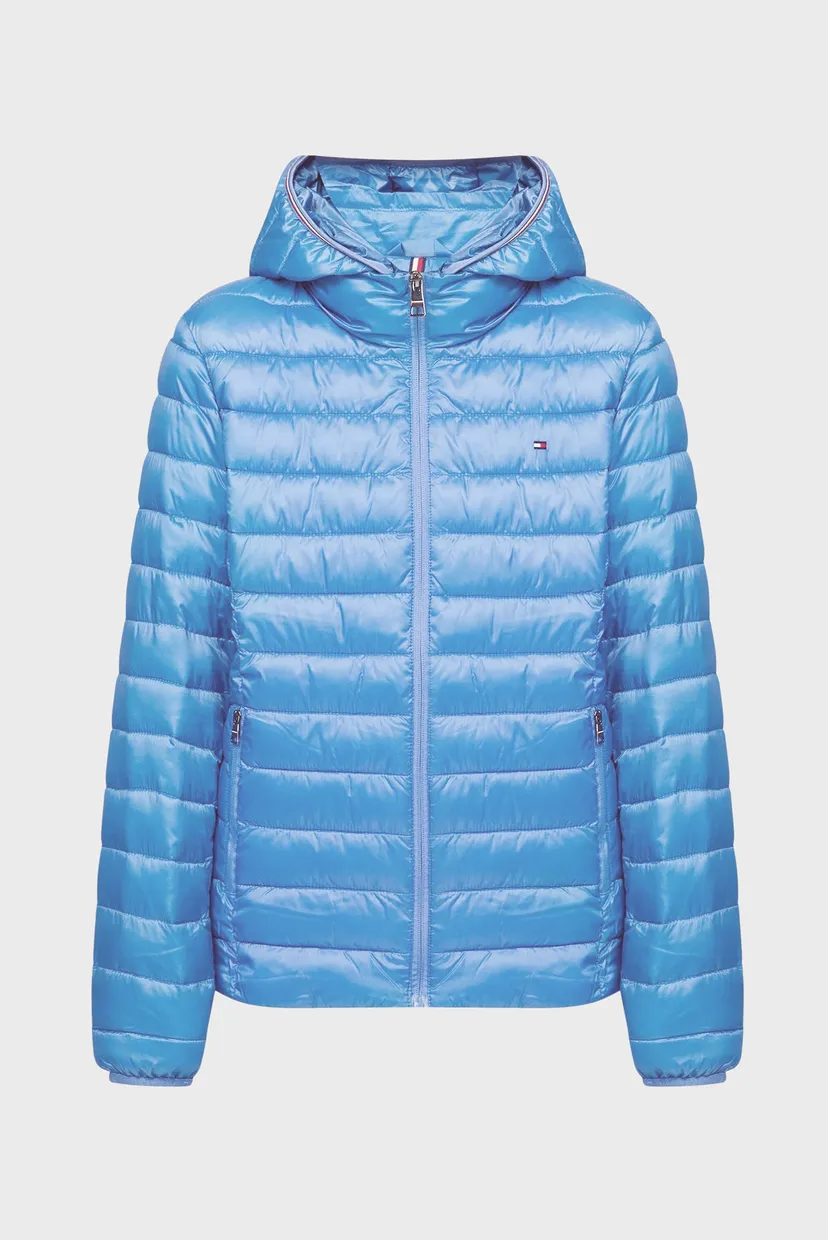 Женская голубая куртка LW PADDED GLOBAL STRIPE JACKET 4