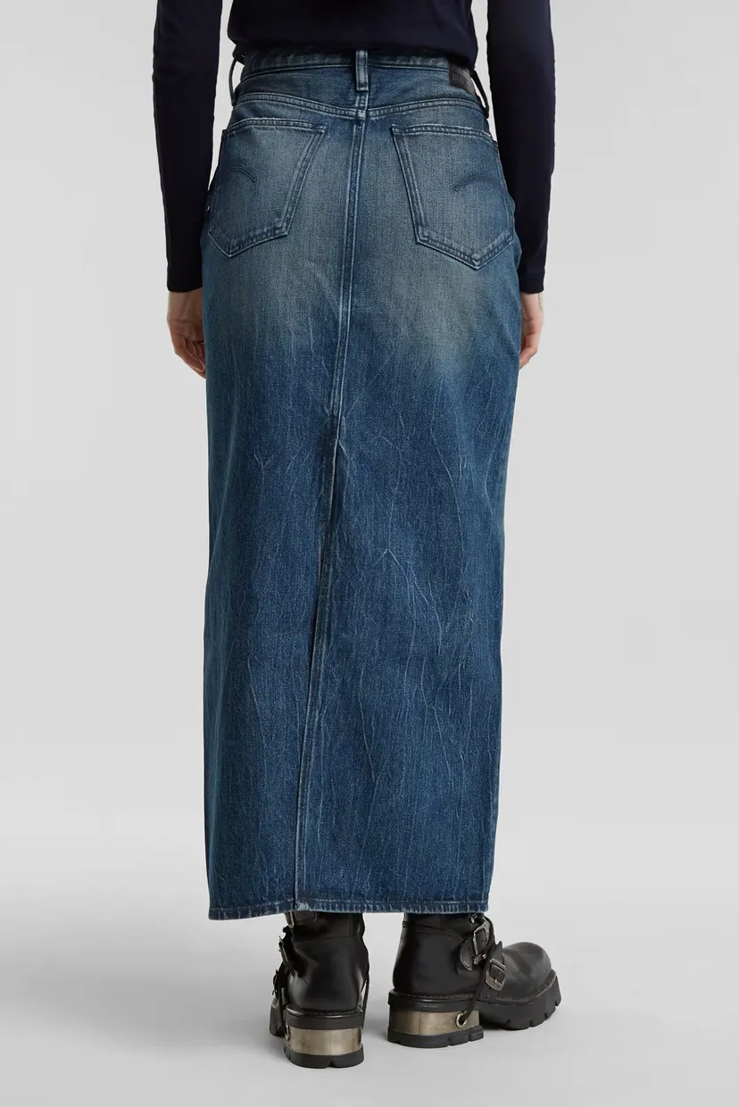 Женская темно-синяя джинсовая юбка Viktoria Long Skirt wmn 3