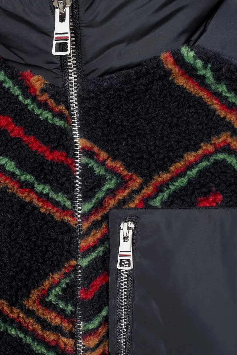 Темно-синий анорак с узором Tommy x Pendleton (унисекс) 8