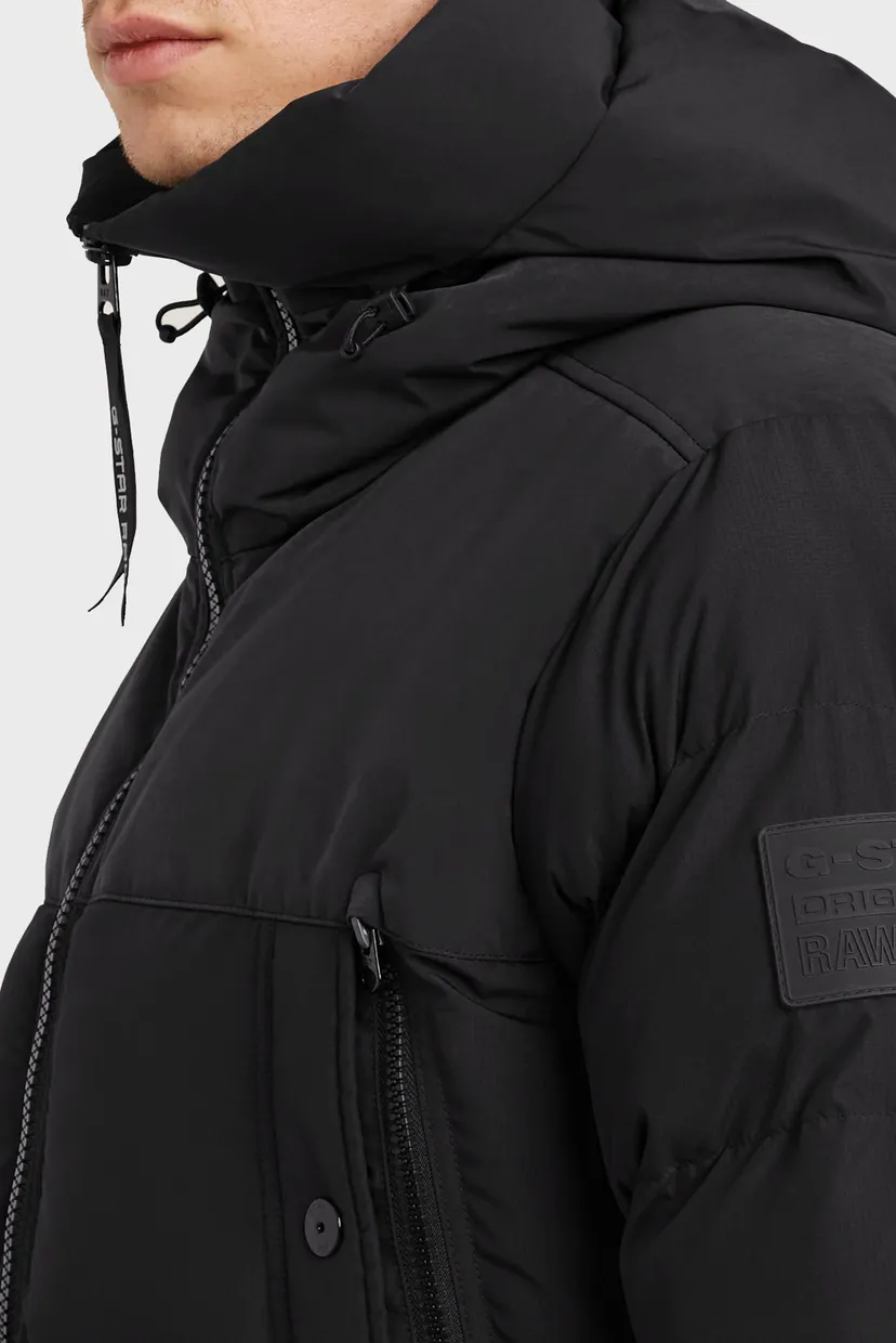 Чоловіча чорна куртка Expedition puffer 4