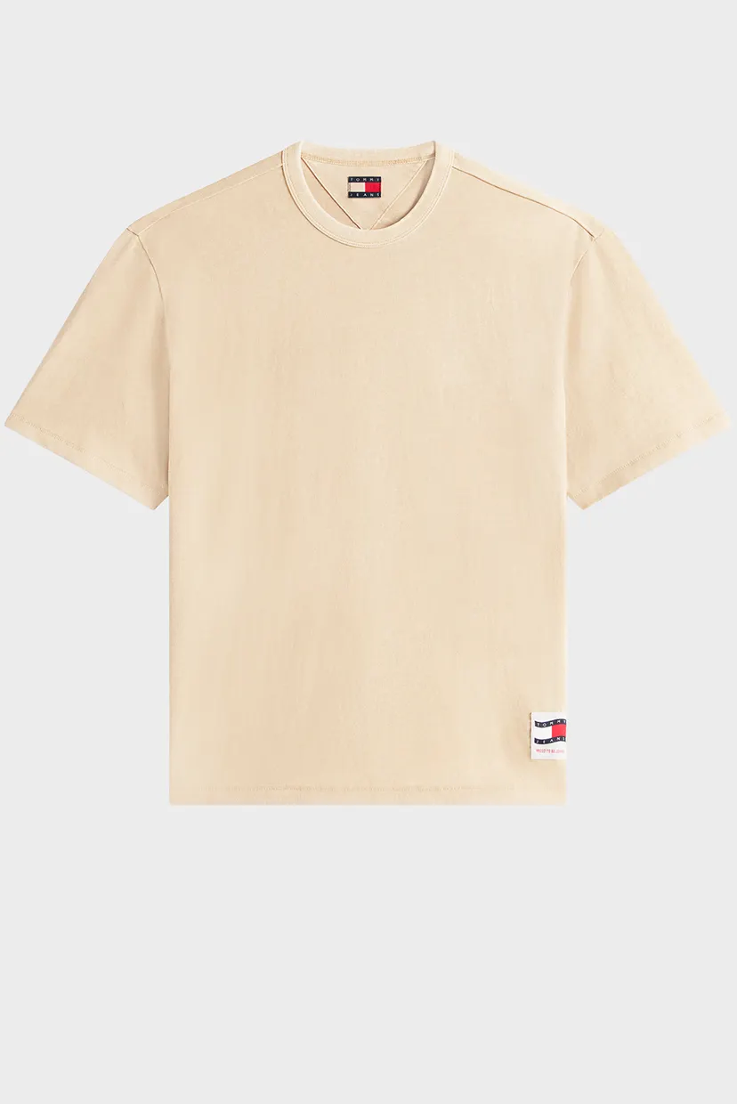 Мужская бежевая футболка TJM 90S WAVING FLAG SS TEE 5