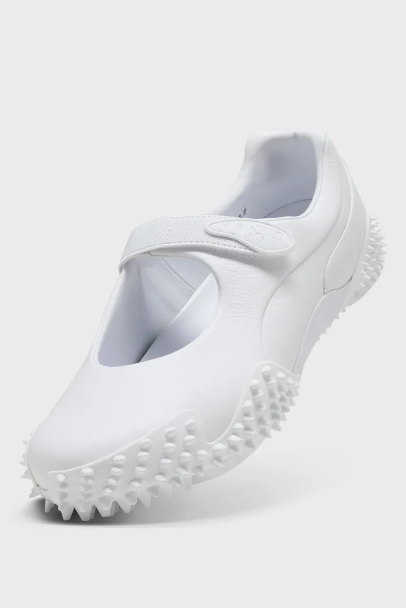 Женские белые кожаные балетки Mostro Fey Leather Shoes Unisex 6