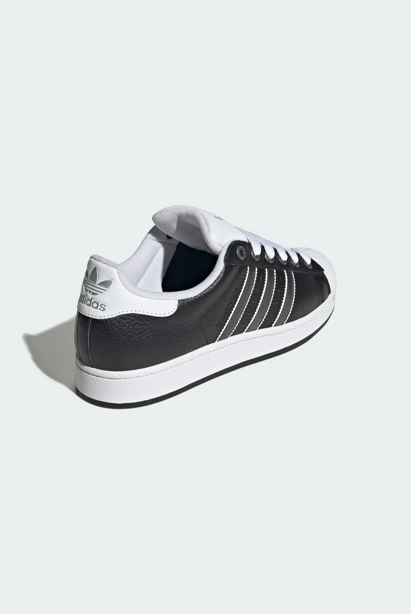 Черные кожаные сникерсы Superstar II 5