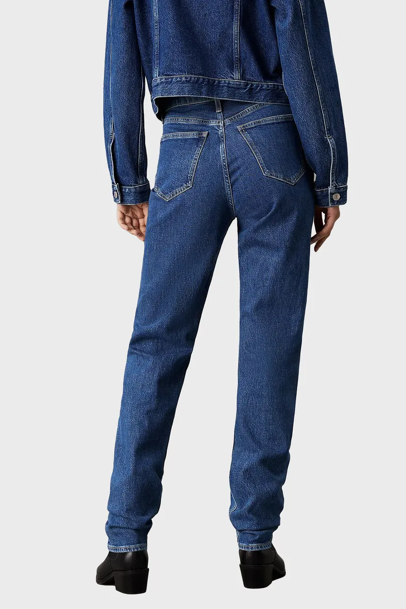 Женские темно-синие джинсы AUTHENTIC SLIM STRAIGHT 3