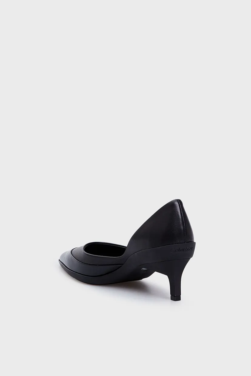 Женские черные кожаные лодочки D'ORSAY PUMP 45 MIX M 4