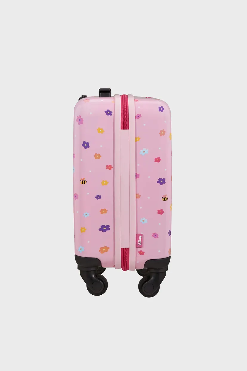 Детский розовый чемодан с узором 45 см MINNIE FLOWER POWER 3