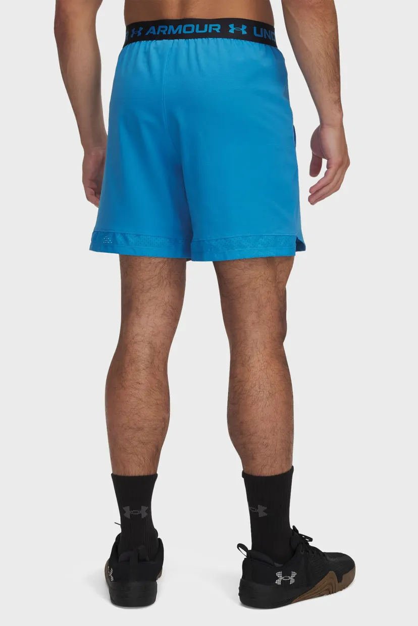 Мужские голубые шорты UA Vanish Woven 6in Shorts 3