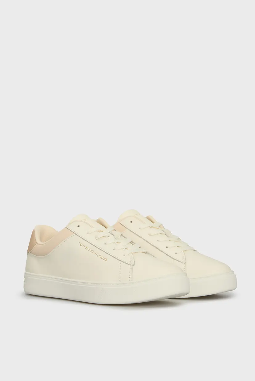 Жіночі бежеві шкіряні снікерси ESSENTIAL COURT SNEAKER 3