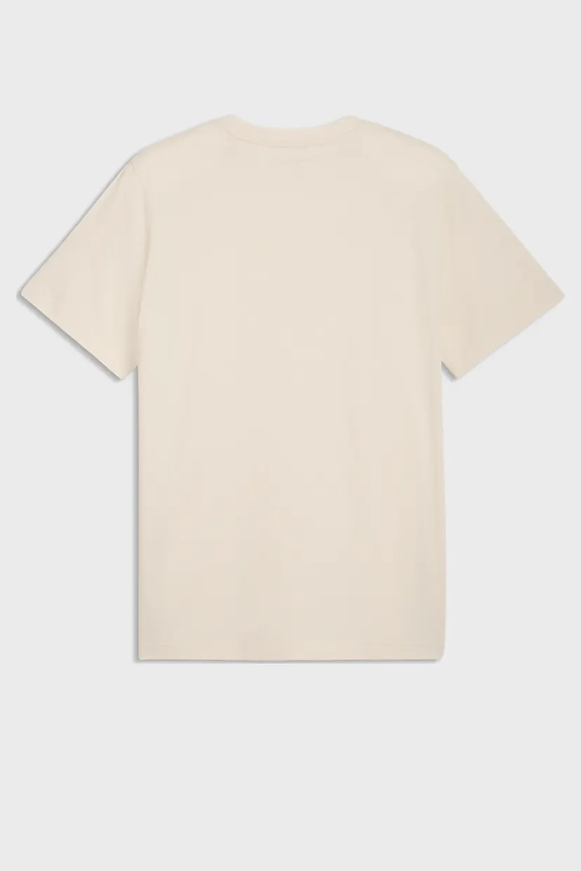 Мужская бежевая футболка ESS No. 1 Logo Tee Men 5