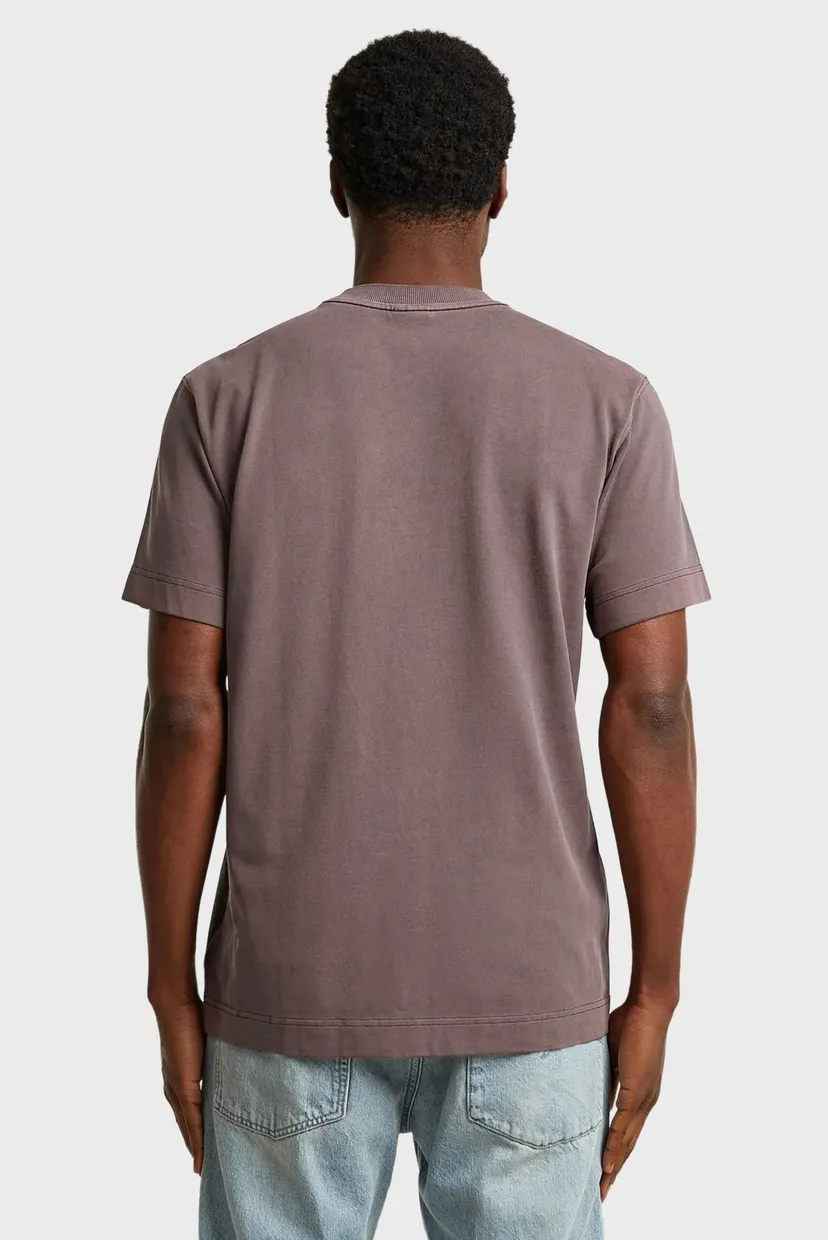 Мужская коричневая футболка GS-01 washed 3