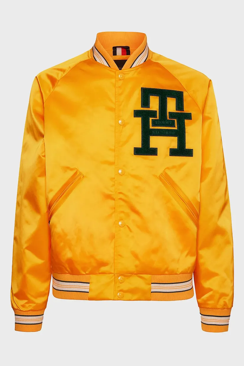 Чоловічий жовтий бомбер VARSITY 5