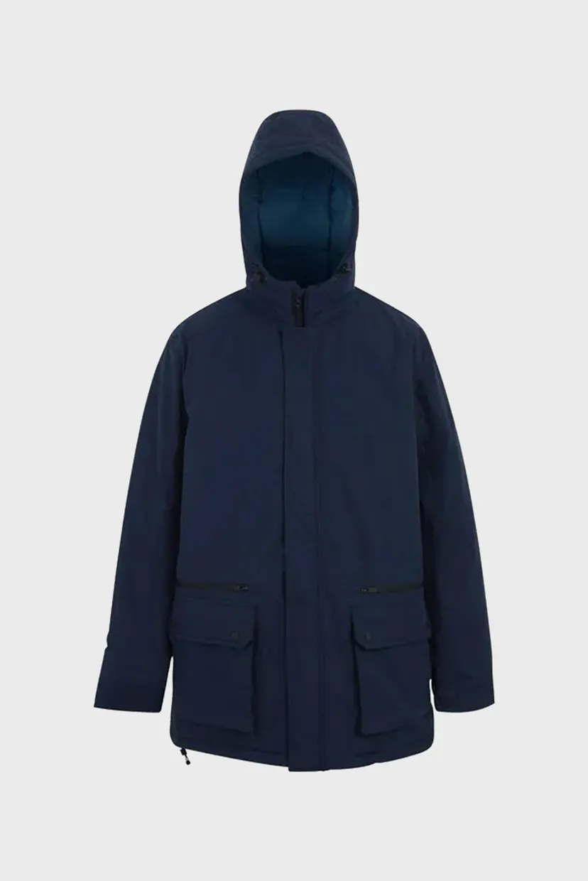 Чоловіча темно-синя парка 8