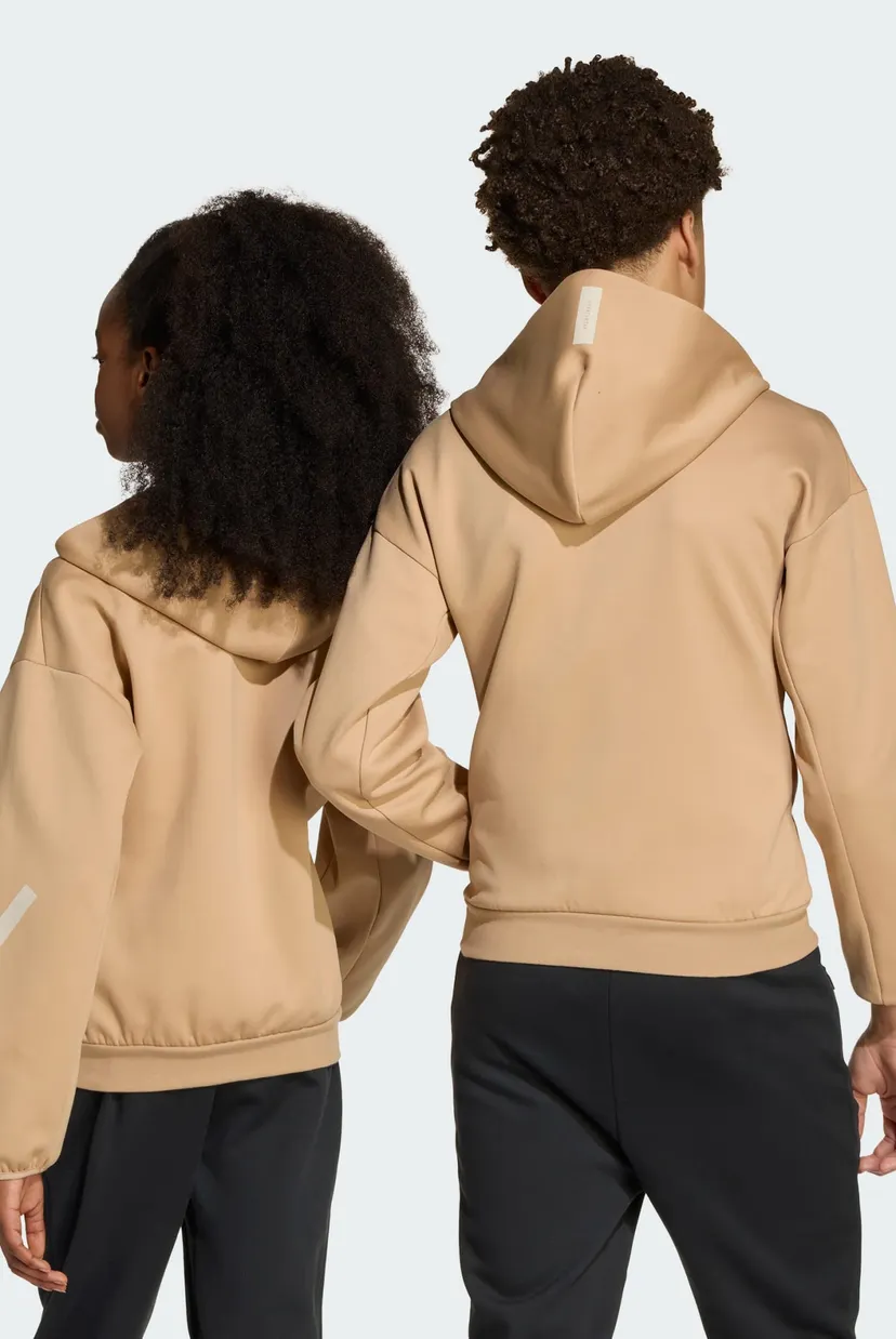 Дитяче бежеве худі adidas Z.N.E. Full-Zip Kids 4