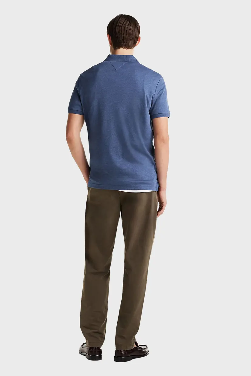 Мужское синее поло LIQUID COTTON REG SEASONAL POLO 3