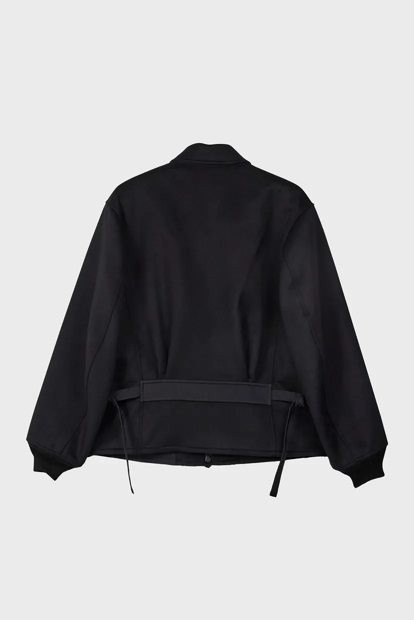 Мужской черный бомбер Y-3 Melton Nylon 6