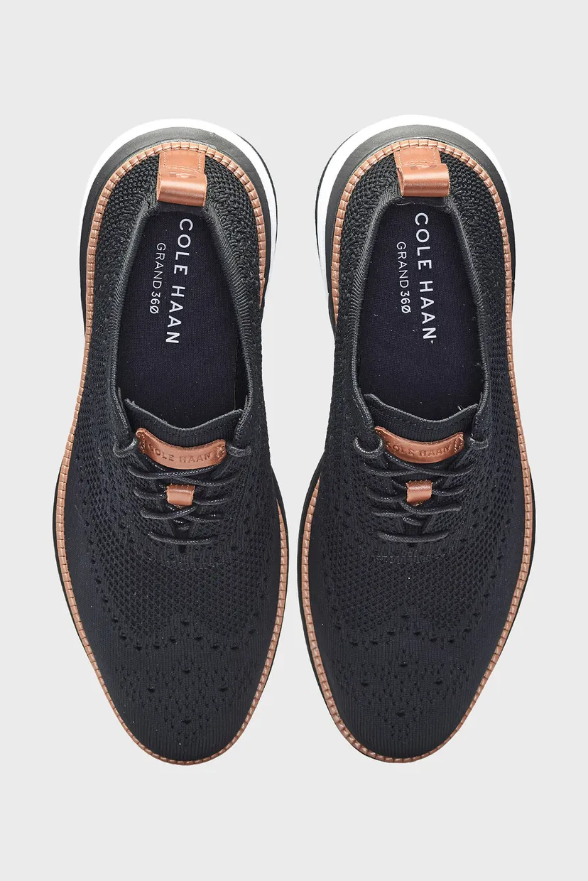 Чоловічі чорні кросівки Grand Hurrion Stitchlite™ Wingtip Oxford 3