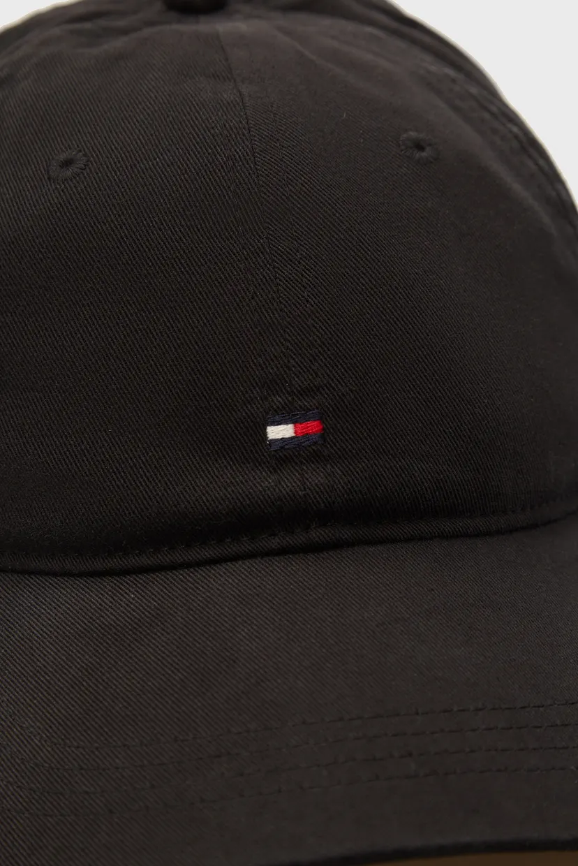 Чоловіча чорна кепка TH FLAG SOFT 6 PANEL CAP 3