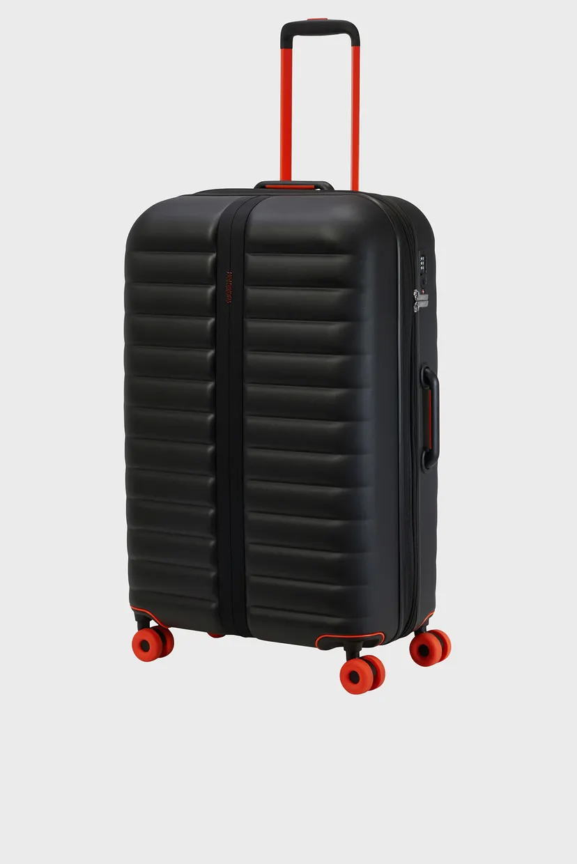 Чоловіча чорна валіза 77,5 см NEOVIBE TRUE BLACK 6