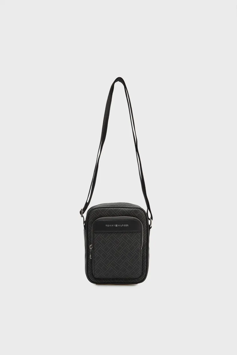 Мужская черная сумка с узором FLAG MONOGRAM MINI 6