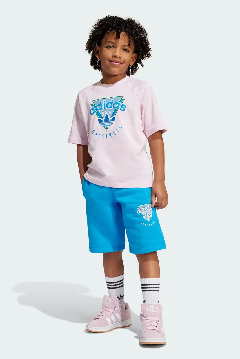 子供服4点 Дитячий комплект одягу (футболка, шорти) Kids adidas JJ3354 — MD