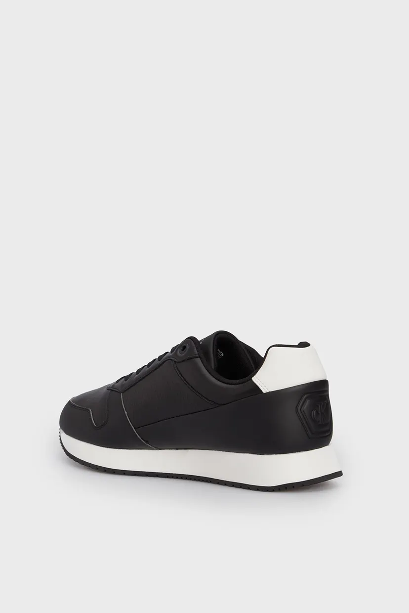 Мужские черные кроссовки RETRO RUNNER LOW LTH IN SAT 4