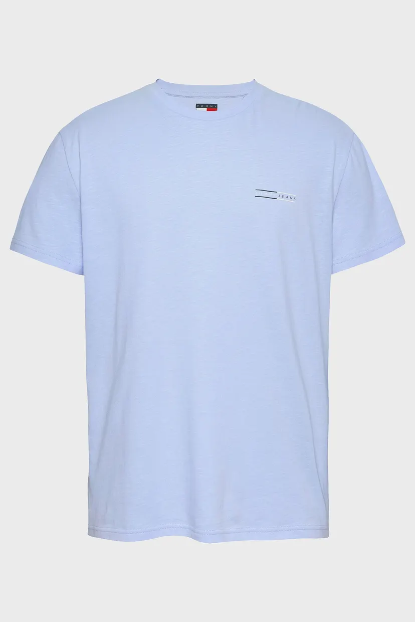 Мужская голубая футболка TJM REG GRAPHIC SLUB TEE EXT 6