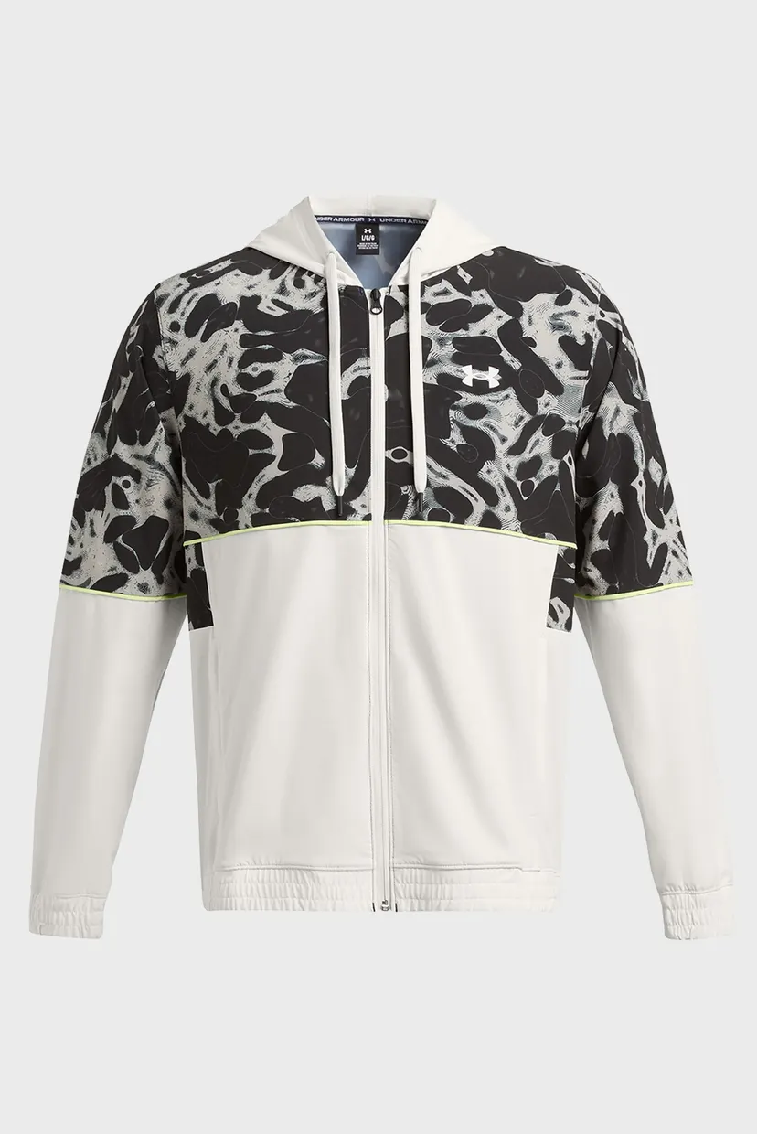 Чоловіча біла вітровка Baseline Prtd Woven Jacket 3