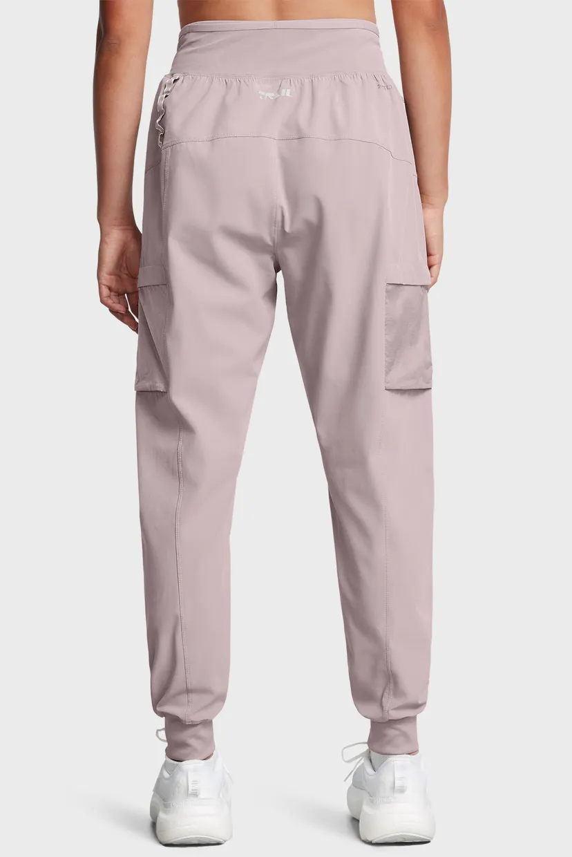 Жіночі пудрові спортивні штани UA Trail Run Pants 3