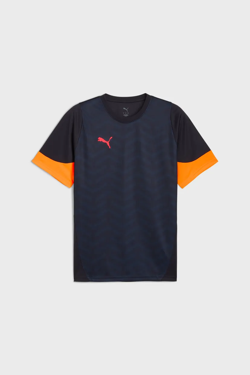 Мужская темно-синяя футболка с узором individualCUP Football Jersey Men 6