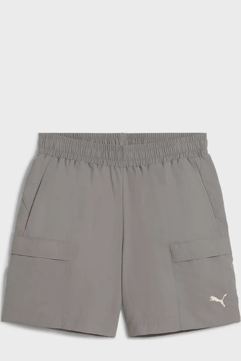 Мужские серые шорты WARDROBE ESS Relaxed Cargo Shorts 6