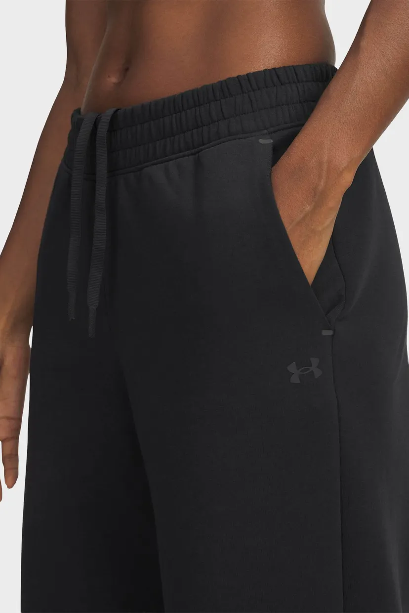 Женские черные спортивные брюки UA Unstoppable Flc Pant 4