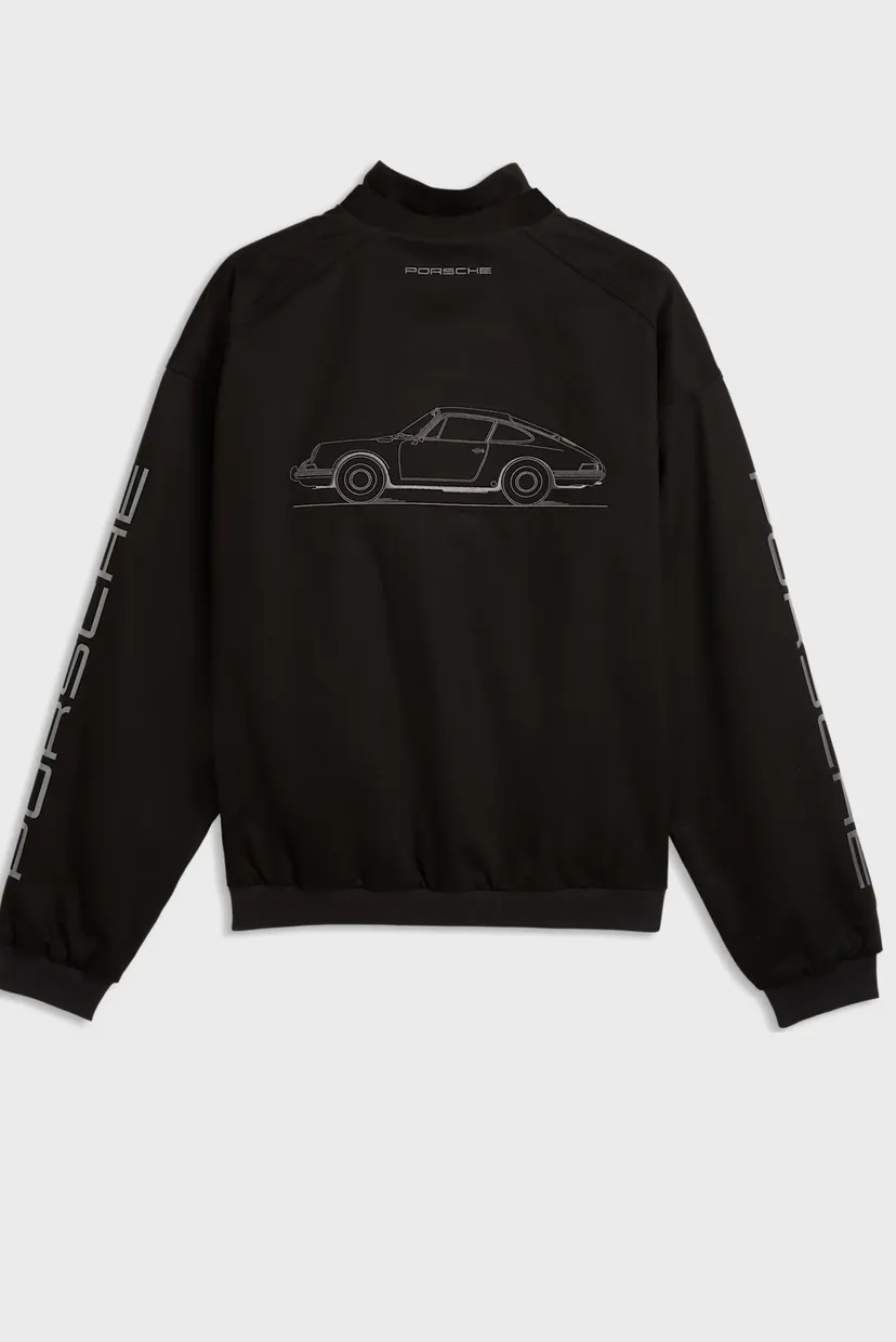 Мужская черная ветровка Porsche Legacy Lifestyle Jacket Men 6