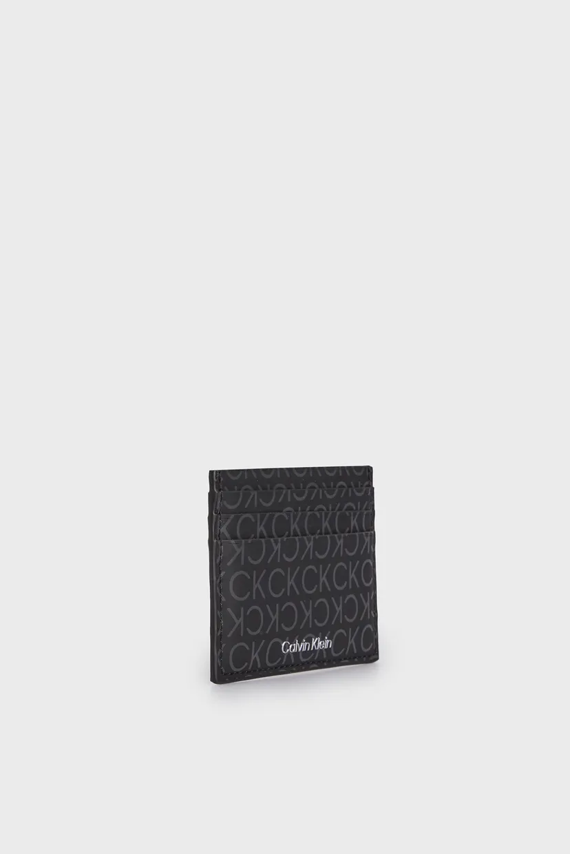 Мужской черный кардхолдер с узором RUBBERIZED CARDHOLDER 6CC 3