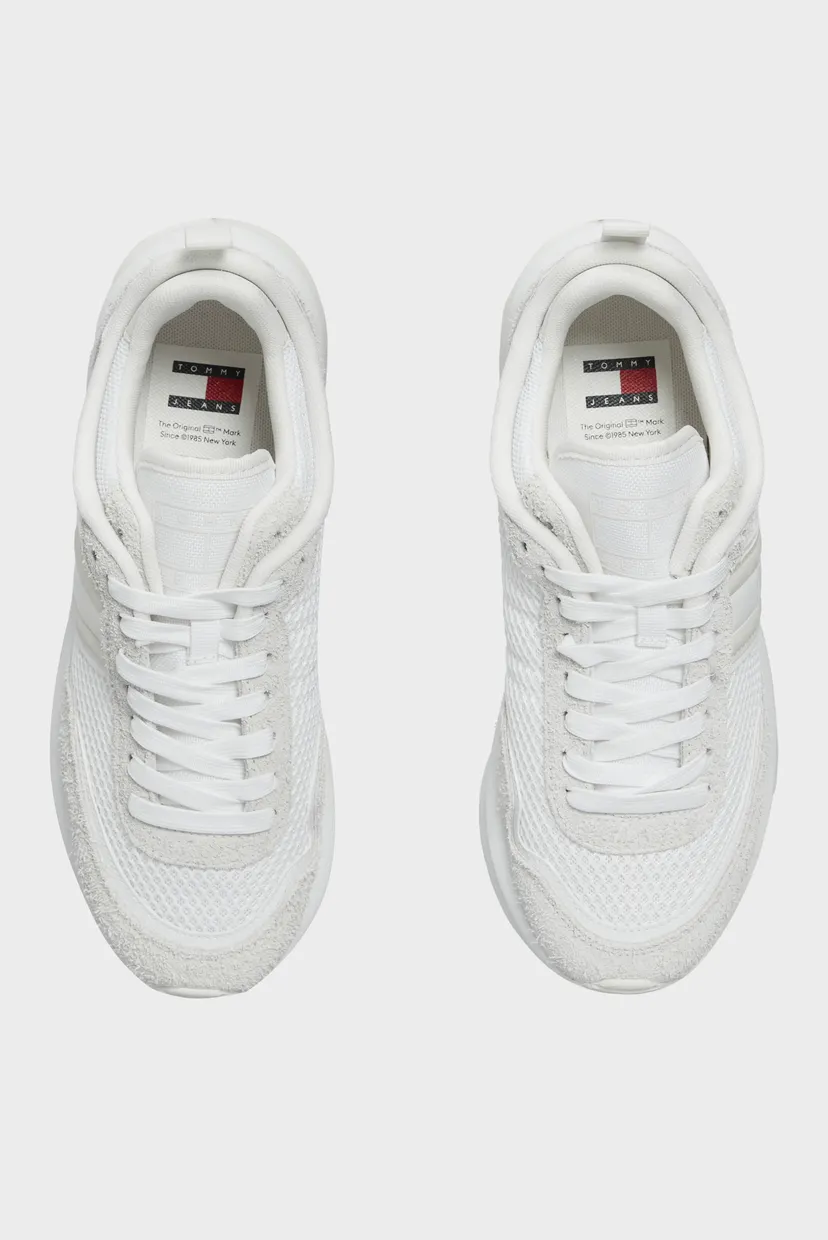 Женские белые кроссовки TJW NEW TECH RUNNER 4