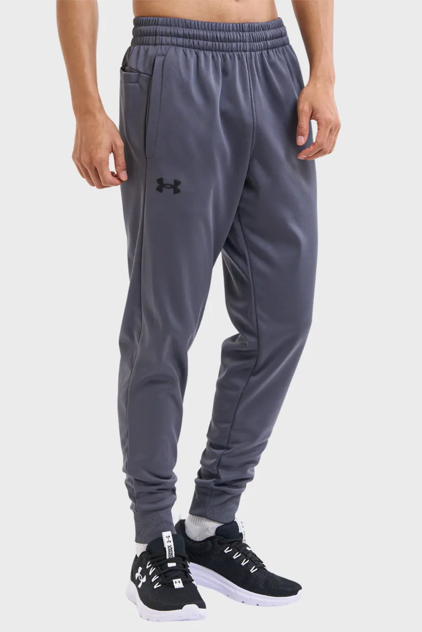 Чоловічі сірі спортивні штани UA Armour Fleece Joggers сірі 3