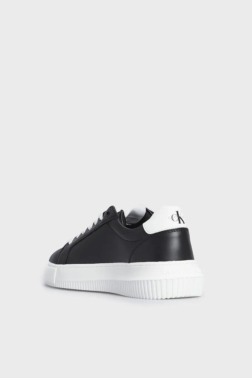 Женские черные кожаные сникерсы CHUNKY CUPSOLE MONO LTH WN 5