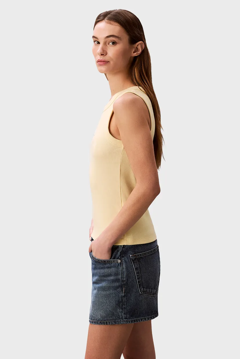 Женская бежевая майка MONOGRAM 3