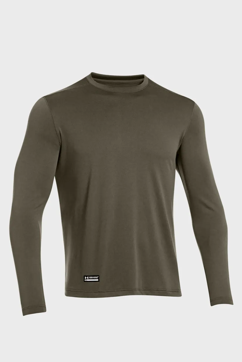 Чоловічий оливковий лонгслів UA TAC Tech LS T 5