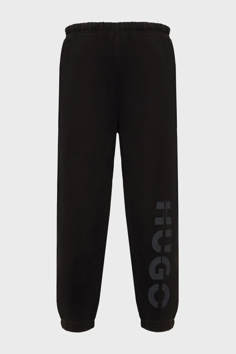 Мужские черные спортивные брюки 6
