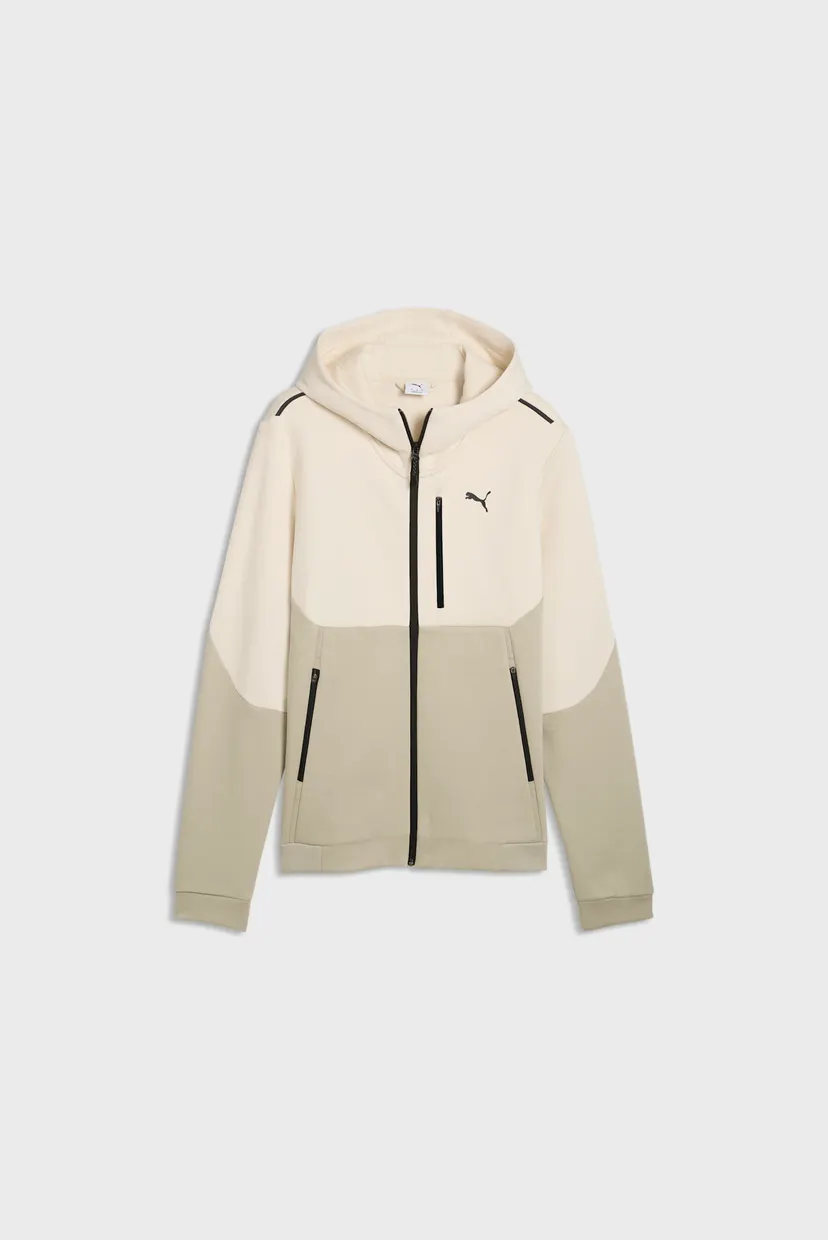 Чоловіче бежеве худі PUMATECH Full Zip Hoodie Men 6