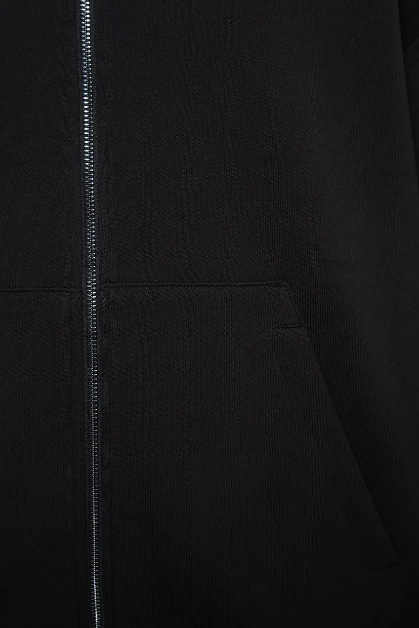 Мужское черное худи TEXTURE EMBROID 6
