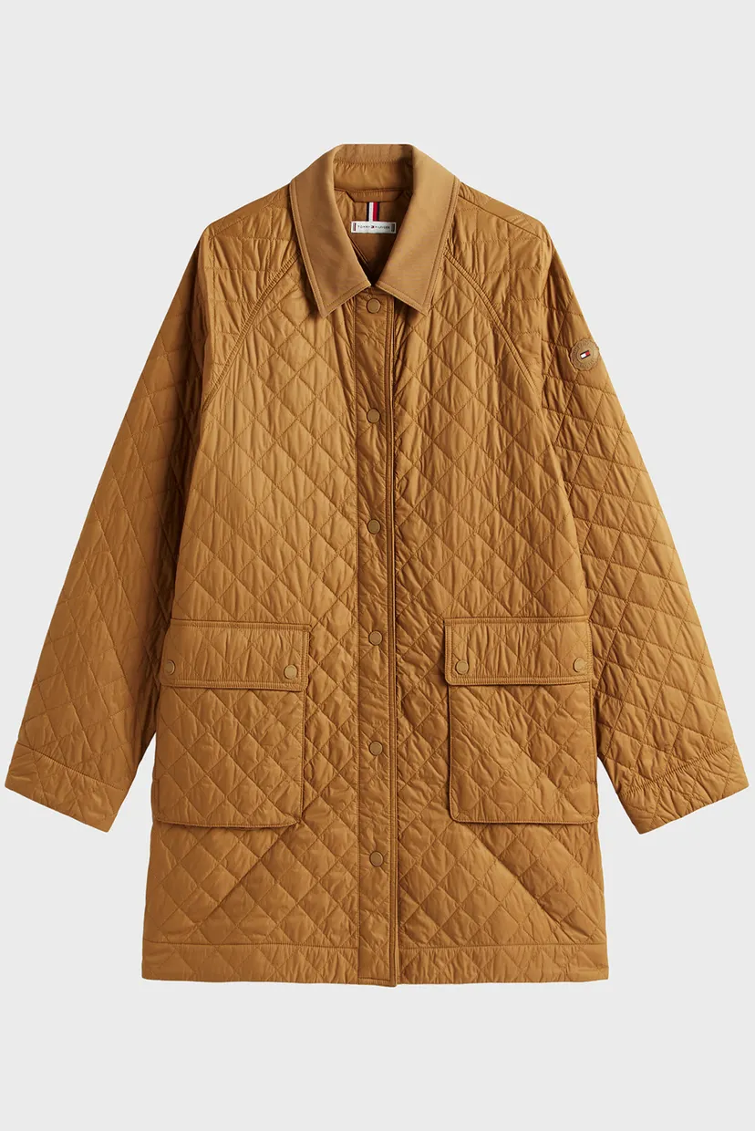 Жіноча бежева куртка PADDED NYLON REG QUILTED 4