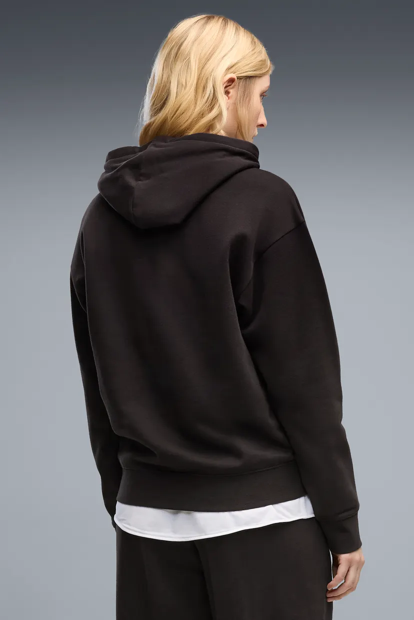 Женское черное худи Essentials Script Hoodie Women 3