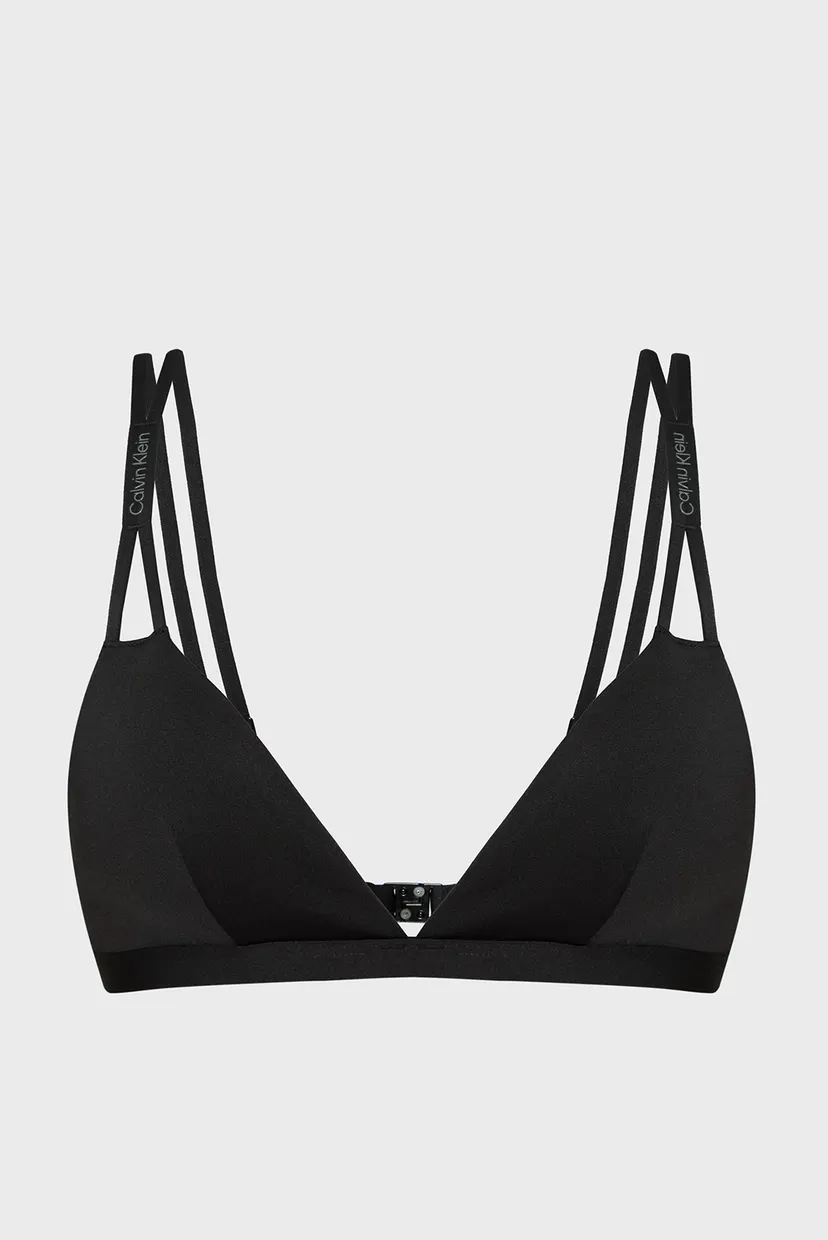 Женский черный лиф от купальника LONGLINE TRIANGLE RP 6