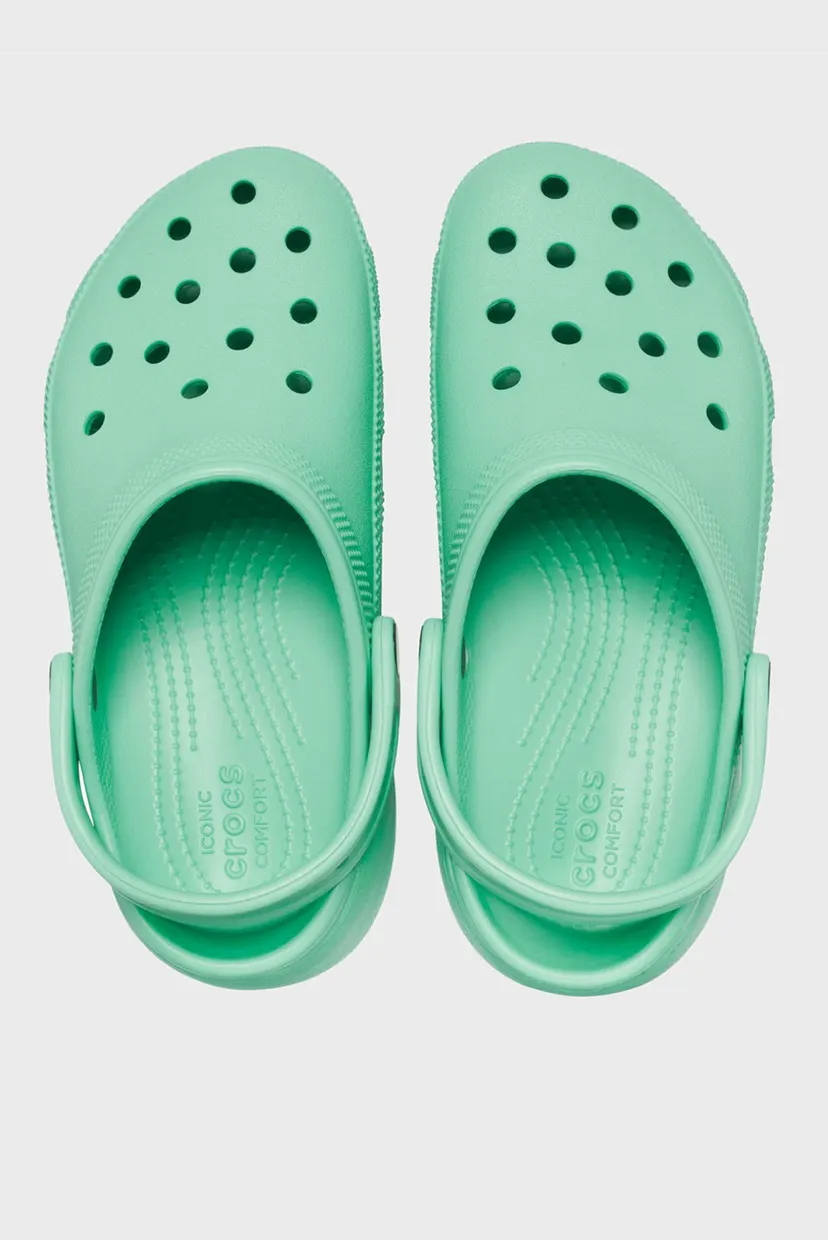 Жіночі бірюзові клоги Classic Platform Clog W 5