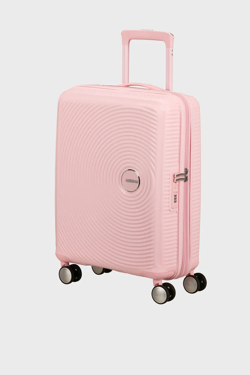 Розовый чемодан 55 см SOUNDBOX PASTEL PINK 3