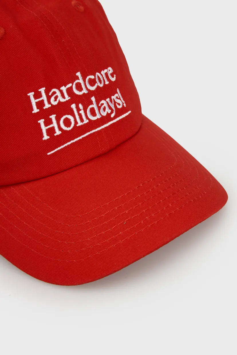 Красная кепка Hardcore Holidays 4