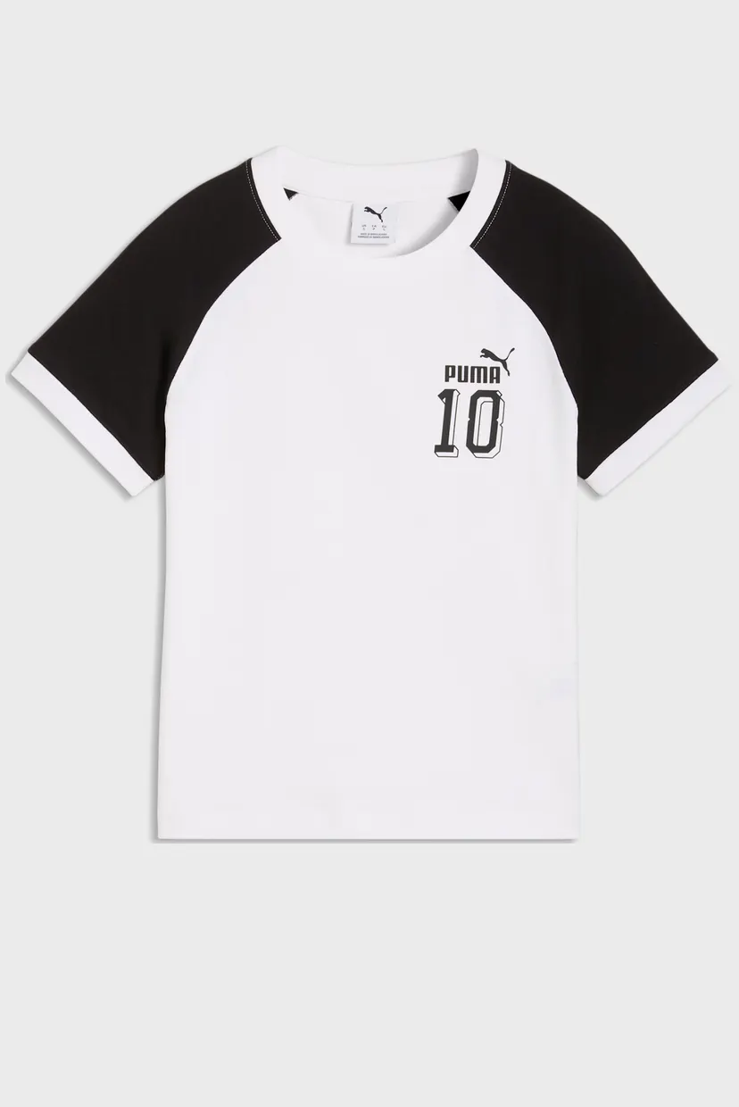 Жіноча біла футболка FUTURE.PUMA.ARCHIVE Slim Ringer Tee Women 4