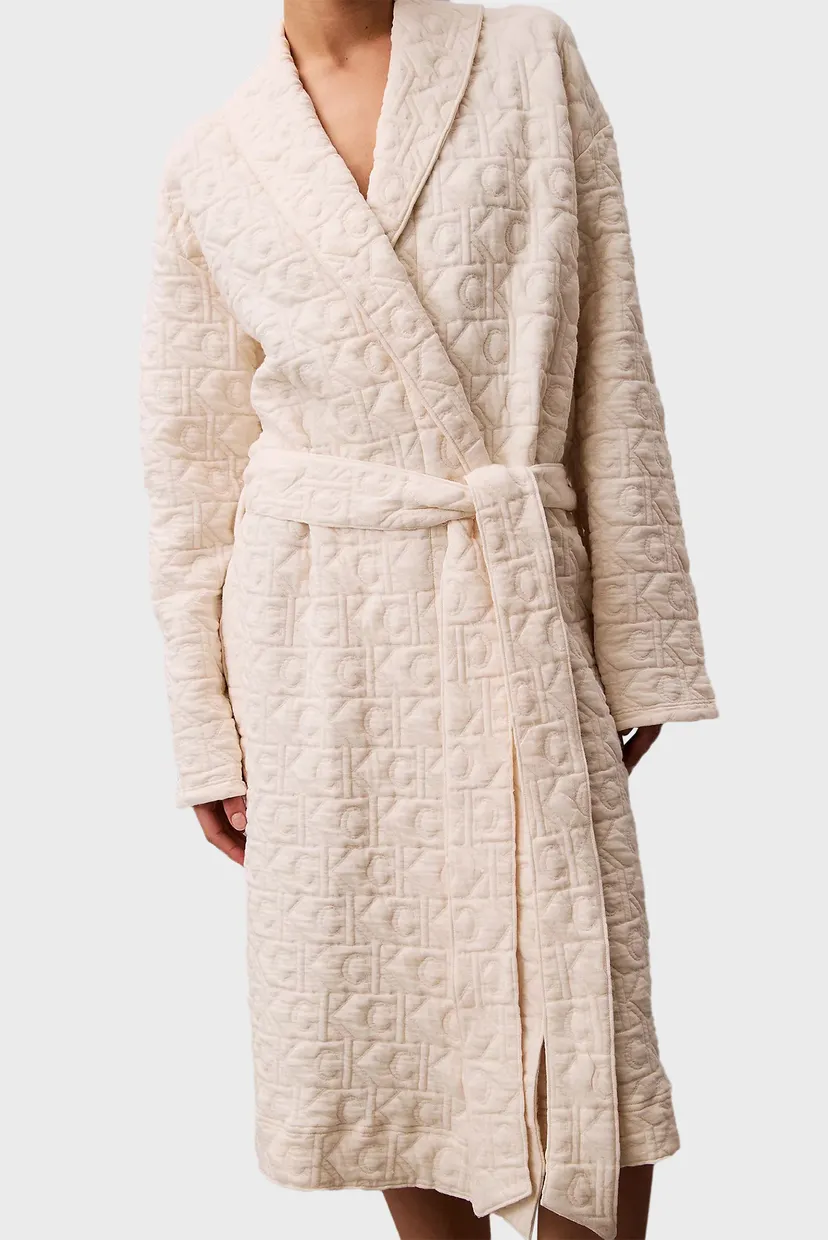 Женский белый халат ROBE 5
